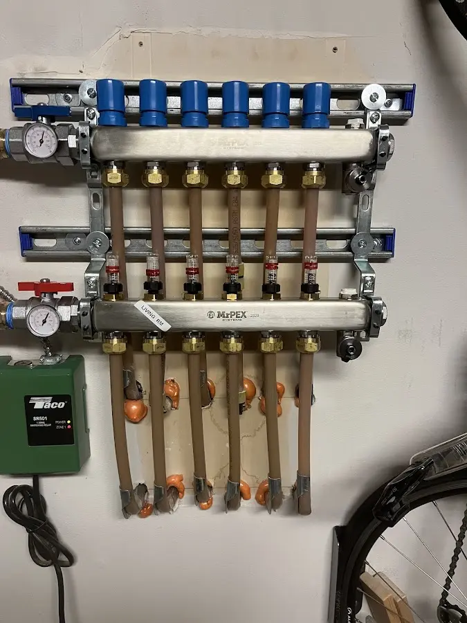 Plumber performing Leak Detection at a residential property in Fishhook